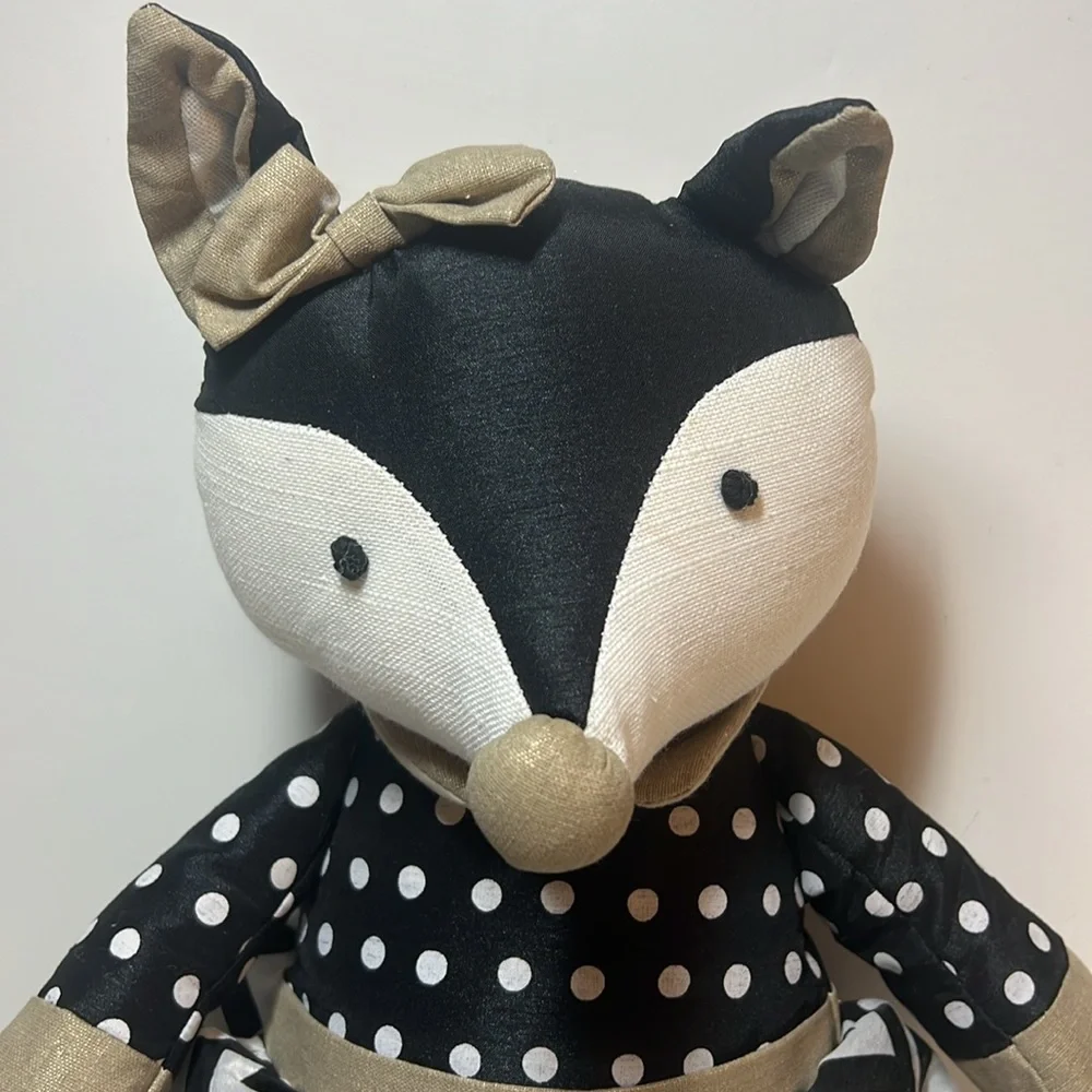 Fox beanbag decor stuffie doorstop